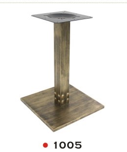 Antique bronze table base