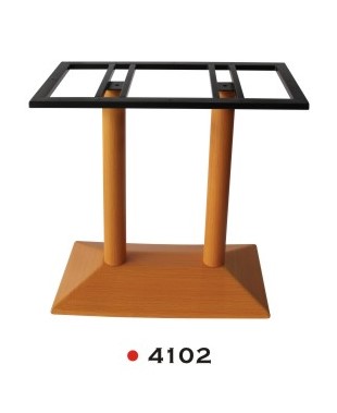 Wooden table base